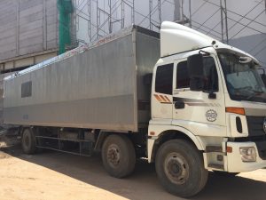 Cho thuê xe tải vận chuyển hàng từ 2 tấn đến 10 tấn thùng kín